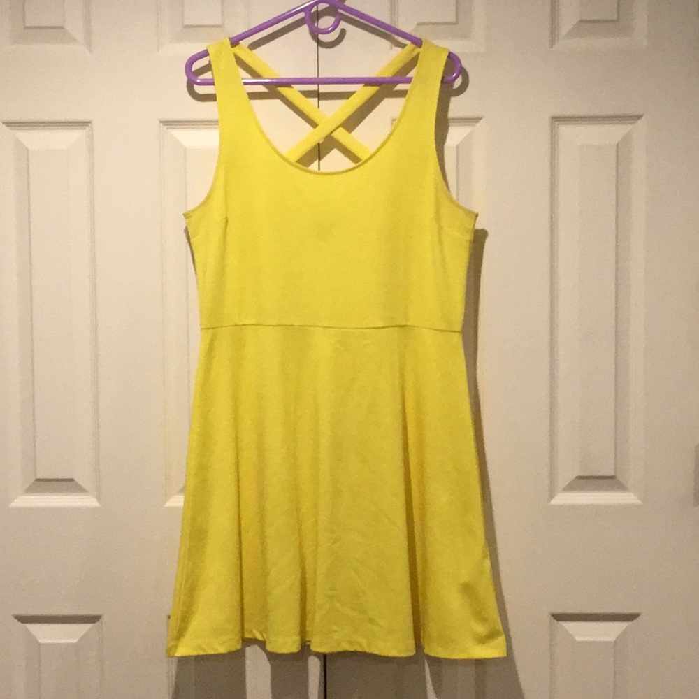 Yellow sun dress